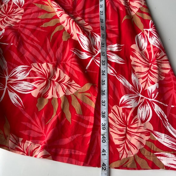 Roxy Land Of Life Burnt Orange Floral Midi Eco-Friendly Dress Womens Size XL - Picture 8 of 8